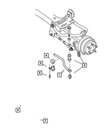 4879266AA - Rear Suspension: Rear Sway Bar for Mopar Image