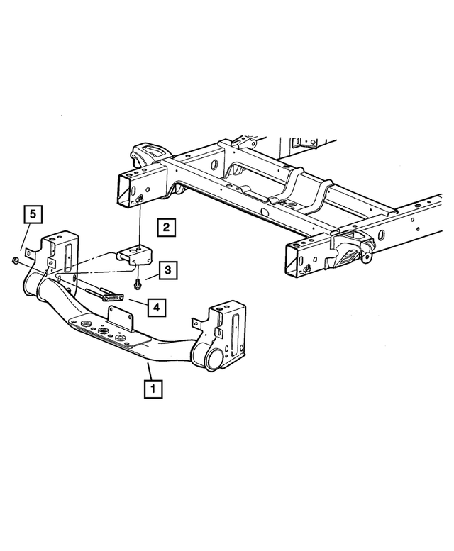 « 52021343AC – Frames and Bumpers : Plateau De Goujon pour Mopar Image »