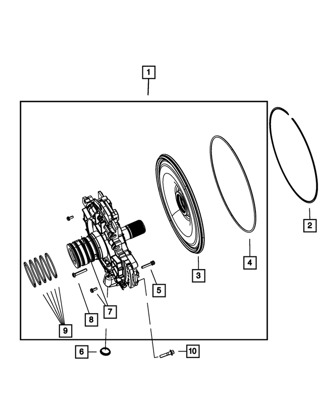 « 6101526 – 65RFE; 6-Speed; Automatic Transmission : Clavette à Tête Hexagonale à Embase Boulon, Montage pour Mopar Image »