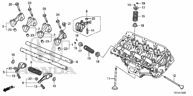 Valve - Rocker Arm (FR.) for 2016 Honda Pilot #0