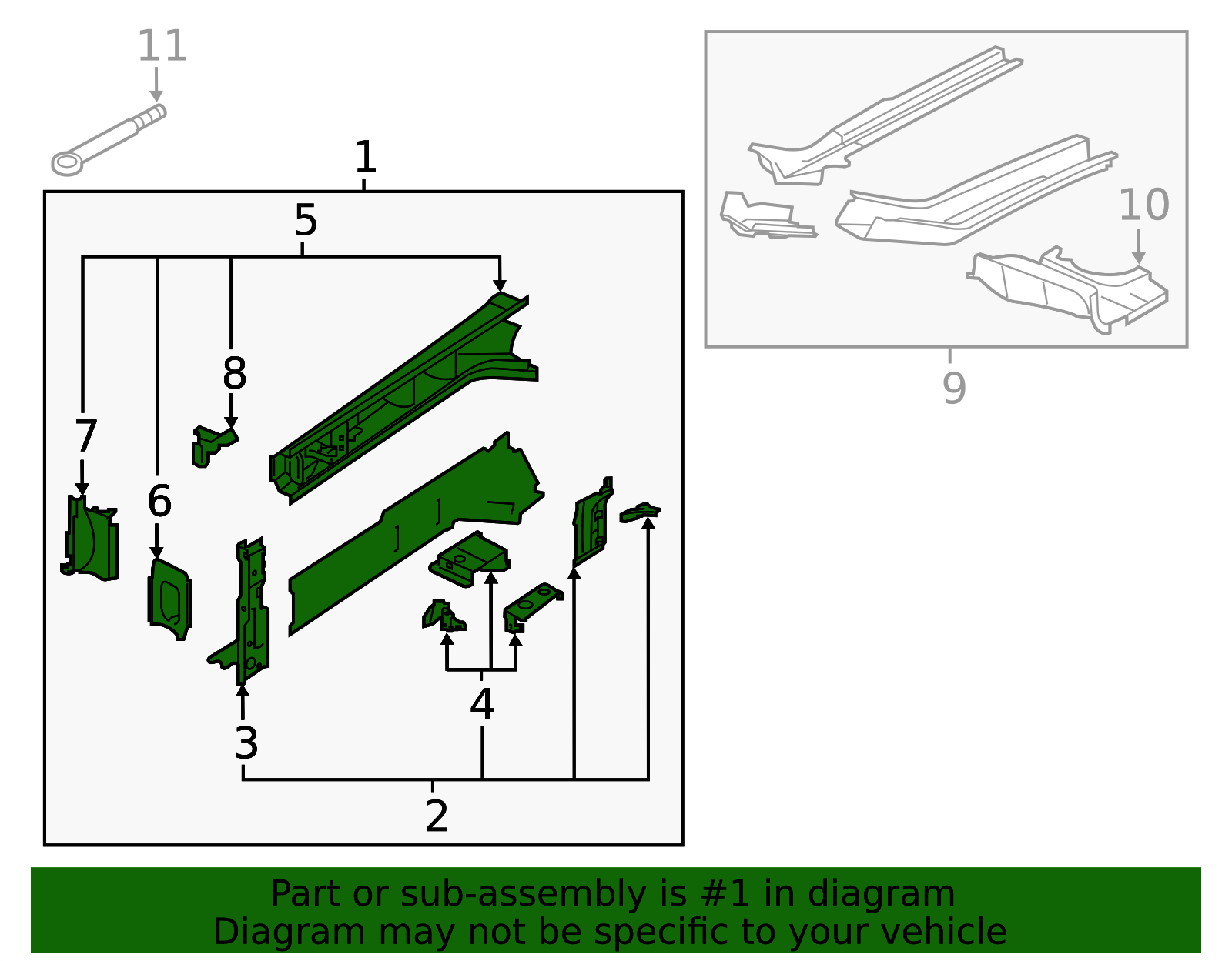 51620SJ0109P - High-Quality Frame Side Member Assembly for 2019-2025 ...