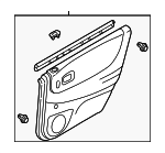 B25D68520J43 - : Trim Panel Assembly for Mazda: Protege Image