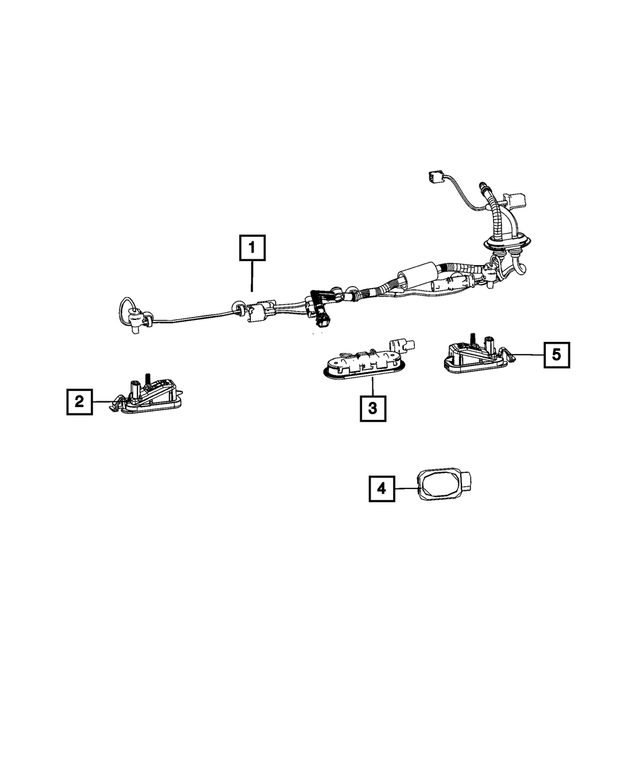 68567776AA - : Liftgate Release Switch for Mopar Image