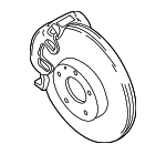 31262092 - Brakes: Rotor for Volvo: 850, 960, C70, S70, S90, V70, V90 Image