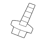 9008011545 - Electrical: Receiver Bolt for Scion: tC, xB | Toyota: 4Runner, Camry, Corolla, FJ Cruiser, Highlander, Prius, Prius C, Prius Plug-In, Prius V, Sequoia, Sienna, Tundra, Venza Image