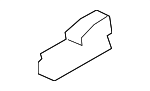 GHK188055 - Body: Folding Seat Latch Release Handle Bracket for Mazda Image