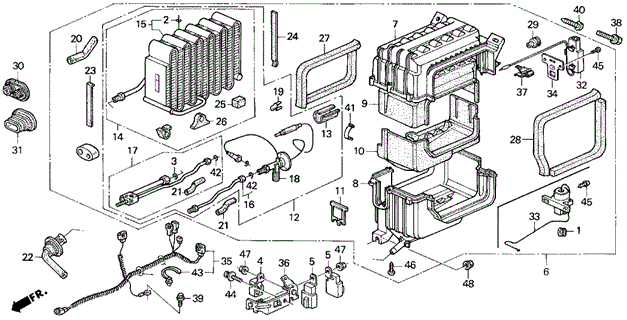 A/C Unit for 1995 Honda Prelude #0