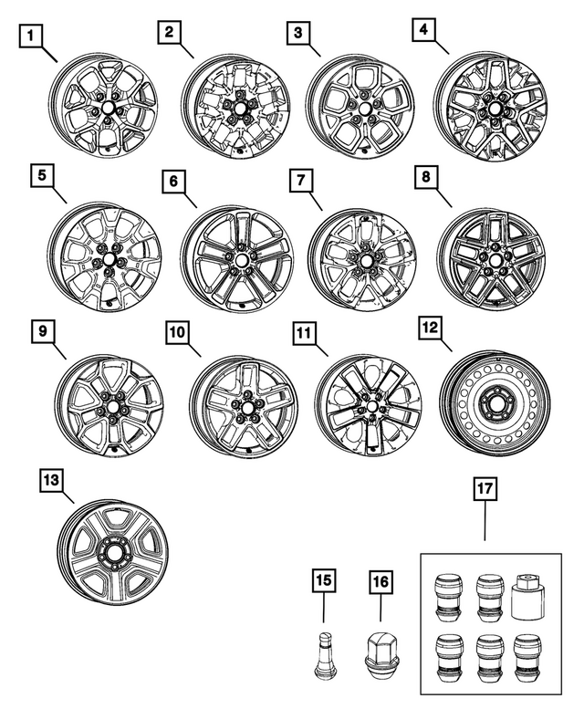 4755304AA - Wheels: Steel Wheel for Mopar Image