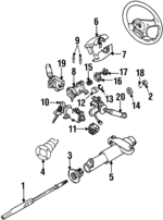26013967 - Steering: Shaft for Buick: Skylark | Chevrolet: Cavalier | Oldsmobile: Achieva | Pontiac: Grand Am Image