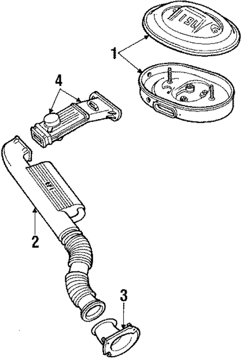Air Inlet for 1986 Ford EXP #1
