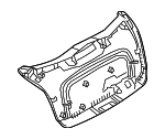 6AQ21LXHAA - Body: Lift Gate Trim for Mopar Image