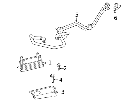 Trans Oil Cooler Lines for 2010 Jaguar XFR #0