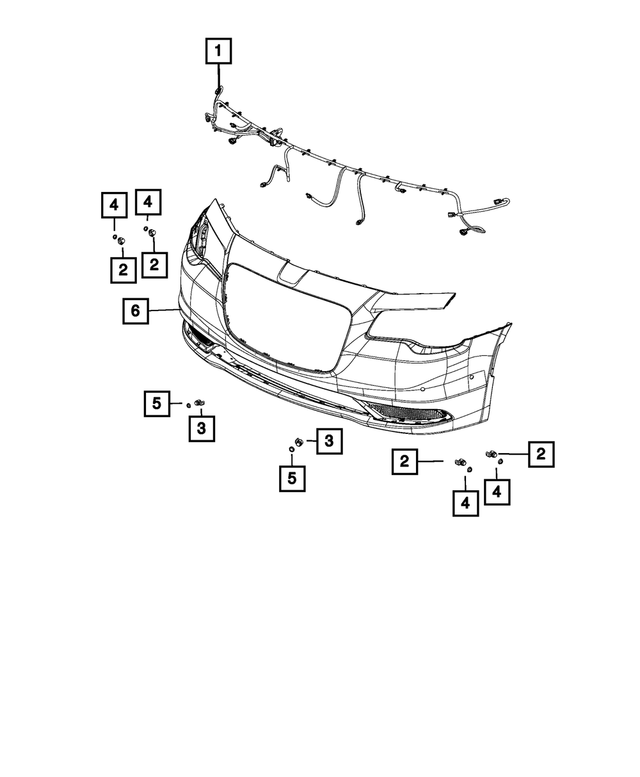 68216117AB - Electrical: Front Fascia Wiring for Mopar Image