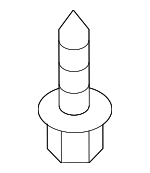 9356855016 - Body: Rear Trim Bolt for Scion: iM, tC, xB | Toyota: Camry, Celica, Corolla iM, Highlander, Previa, Prius, Prius C, Sequoia, Solara, Yaris Image