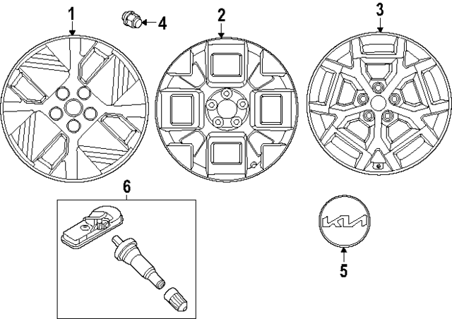52910R0730 - : Wheel, Alloy for Kia Image