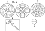 52960ES720 - : Center Cap for Kia: Carnival Image