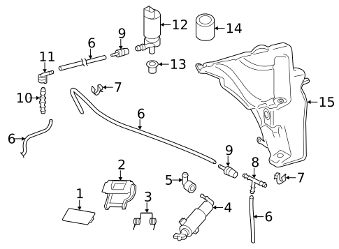 Headlamp Washers/Wipers for 2013 Audi RS5 #0