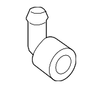 8K0955665 - Electrical: Pressure Cylinder Elbow for Audi: A4, A4 Quattro, A5 Quattro, allroad, RS5, S4, S5 Image