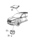 56038724AB - Electrical: Alarm Siren for Mopar Image