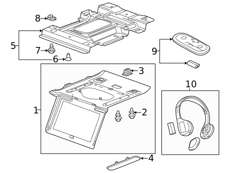 Headlamp Components for 2016 Chevrolet Silverado 1500 #7