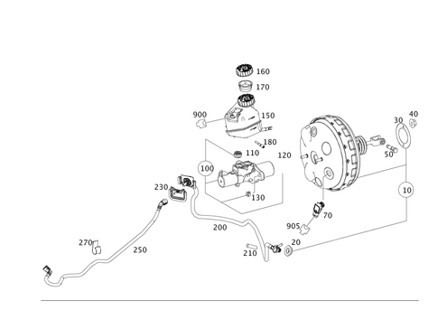 Brake Booster for 2013 Mercedes-Benz E350 #0