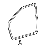 6786106090 - Body: Surround Weather-strip for Toyota Image image