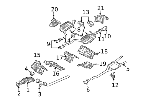 Exhaust Components for 2006 Audi A4 #0
