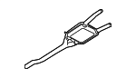 8E0253409BM - Exhaust: Muffler for Audi Image
