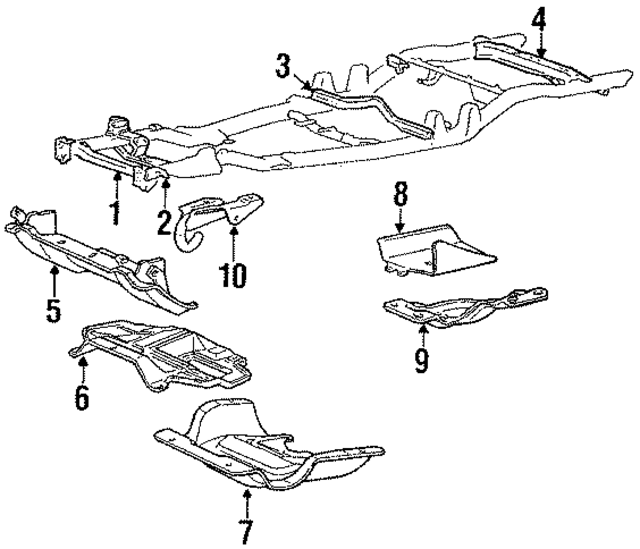 MB232063 - Body: Front Crossmember for Mopar Image