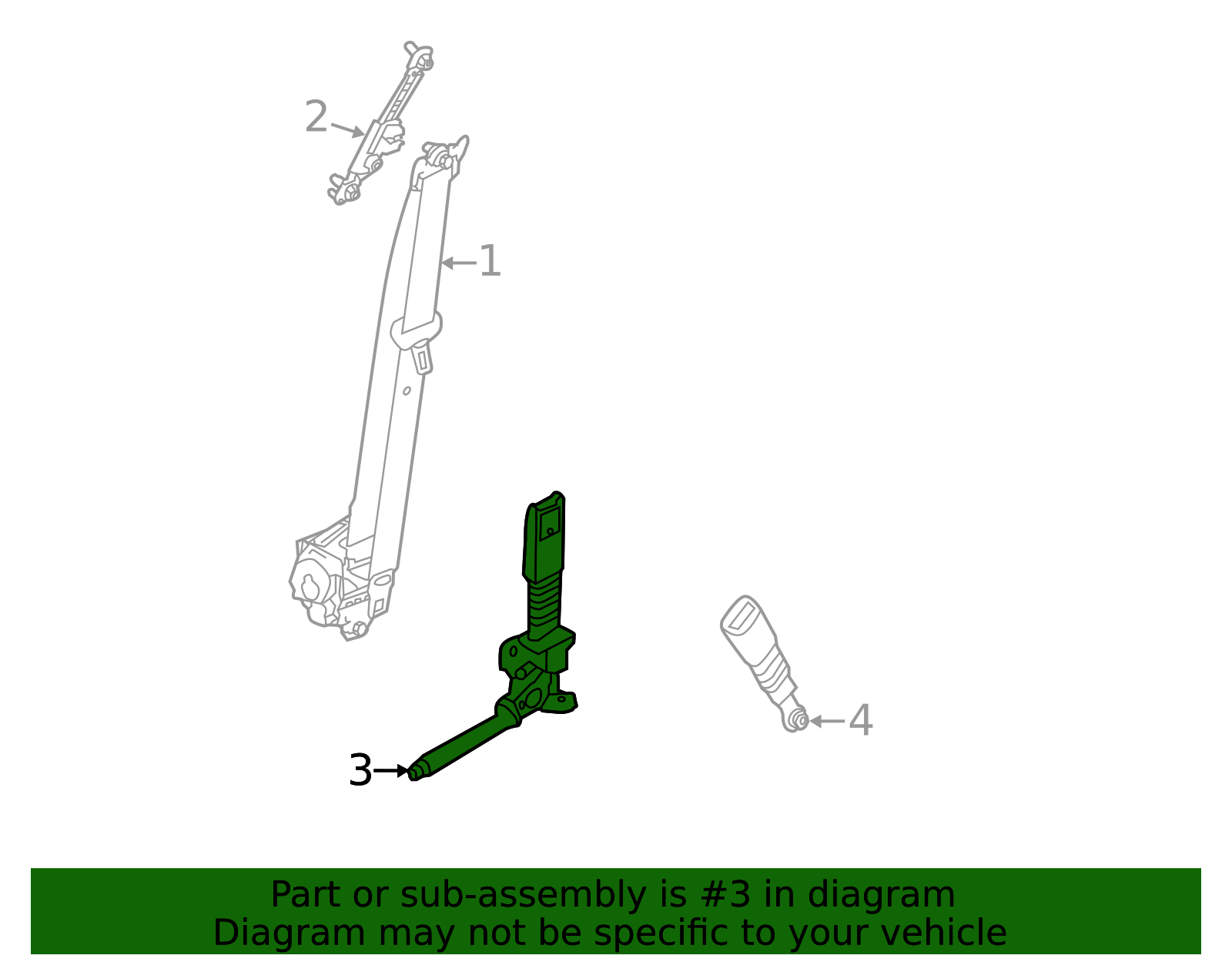 2006-2014 Kia Sedona Tensioner - Driver's Side (LH) 88831-4D500CS ...