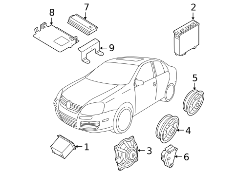 Sound System for 2009 Volkswagen Jetta #0