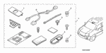 938940401207 - Accessory Components: SCREW-WASHER (4X12) for Honda Image