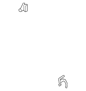 9A725325000 - : Converter &amp; Pipe Bracket for Porsche Image