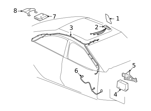 Communication System Components for 2008 Chevrolet Malibu #3