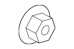 90118WB702 - Body: Bumper Impact Bar Nut for Toyota Image