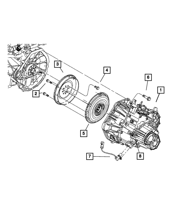 5033202AB - Getrag Manual Transaxle 5 Speed: Vehicle Speed Sensor for Mopar Image