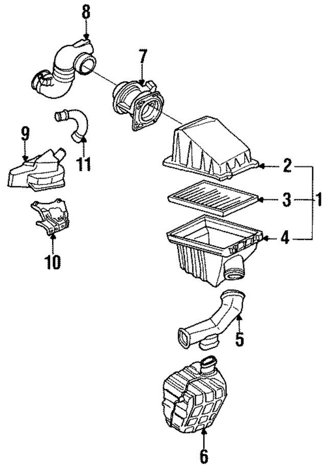 1657878J01 - : Rear Duct for Nissan Image