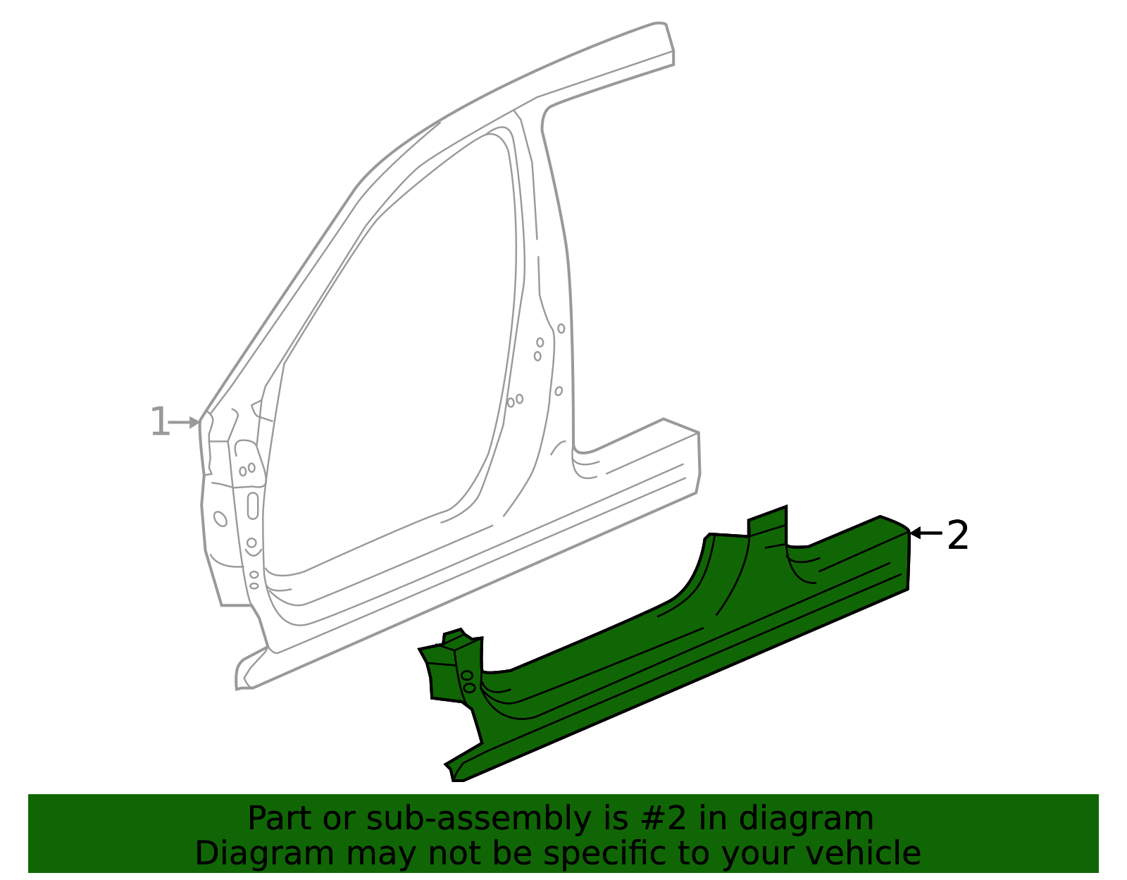 2023-2025 Honda Pilot Rocker Panel 04641-T90-A00ZZ | Honda Factory