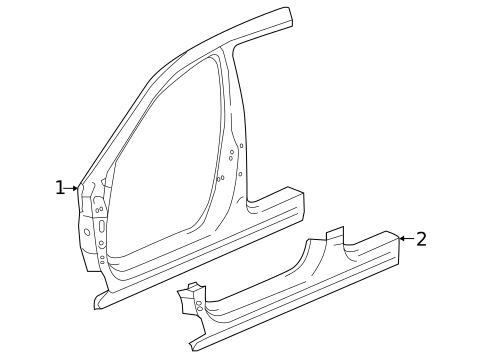 Aperture Panel for 2023 Honda Pilot #0