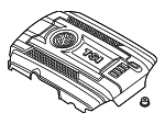 6K103925CM - Engine: Engine Cover for Volkswagen: Beetle, Passat Image