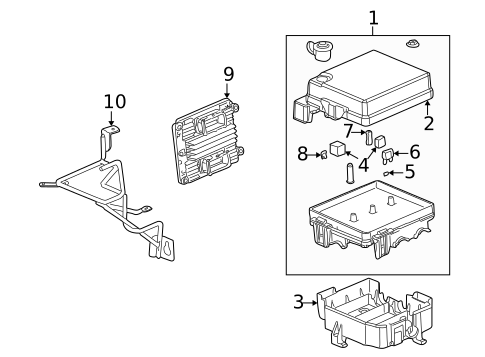 Electrical Components for 2007 Saturn Ion #1