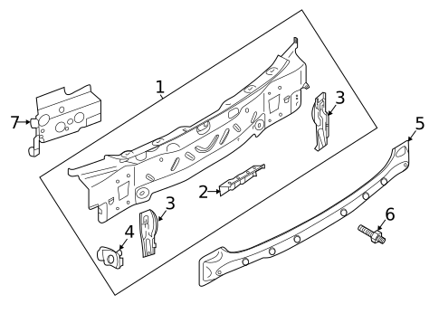 Rear Body for 2019 Volkswagen Tiguan #0