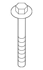 22326865850 - Engine: Trans Crossmember Bolt for BMW Image