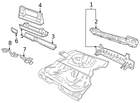 Rear Body for 1999 Saab 9-3 #0