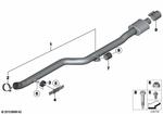 18307646097 - : Exhaust Pipe Front Silencer for BMW Image