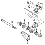 22532299 - Suspension: Drive Axle Shaft Oil Slinger for Chevrolet: Cavalier | Oldsmobile: Achieva, Calais, Cutlass Calais | Pontiac: Grand Am, Sunbird Image