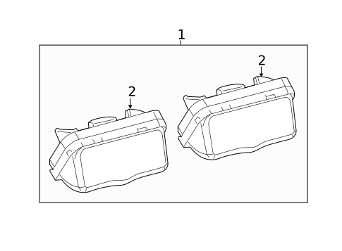 License Lamps for 2022 Toyota RAV4 #0