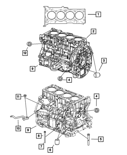 Bloc-cylindre pour 2007 Chrysler Sebring #0