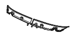 7HS28JXWAB - Body: Cowl Grille for Mopar Image