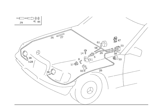 1268000078 - Vacuum System: Check Valve for Mercedes-Benz Image image
